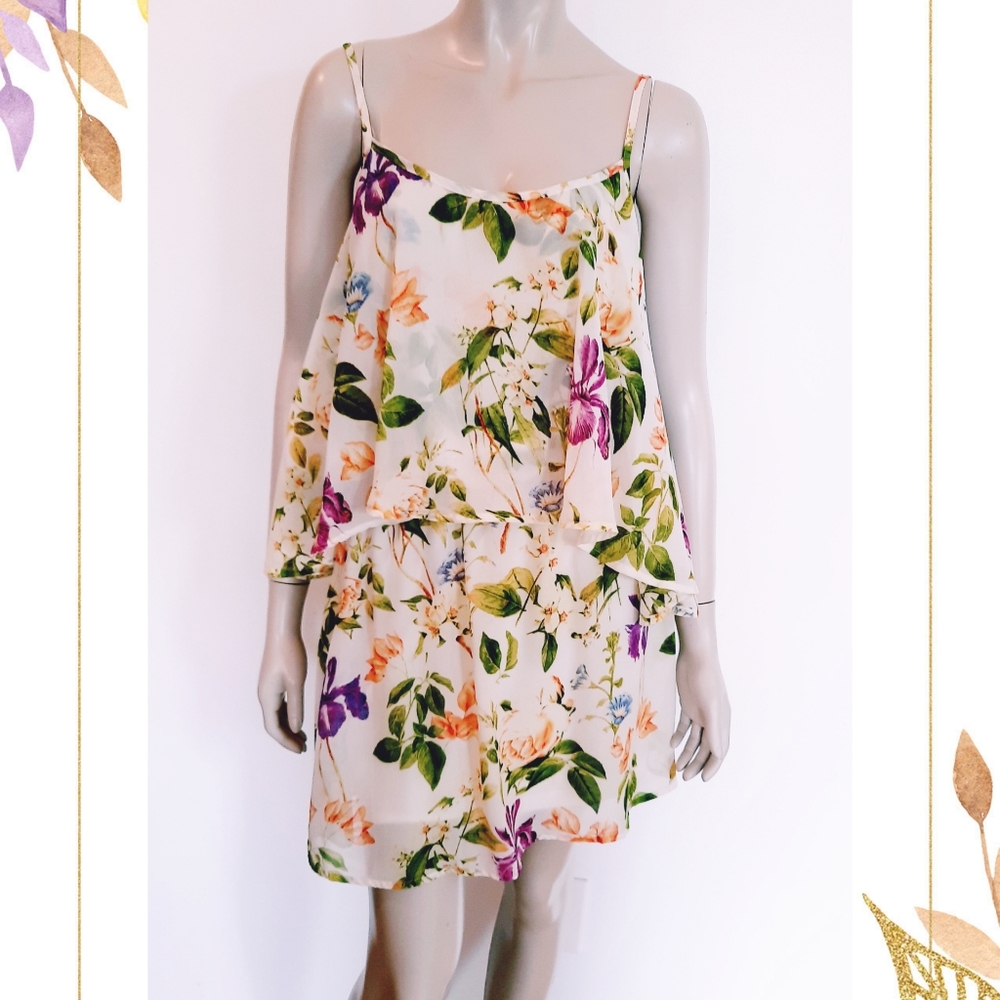 Show Me Your MuMu NWOT Tropical Floral Dress Med